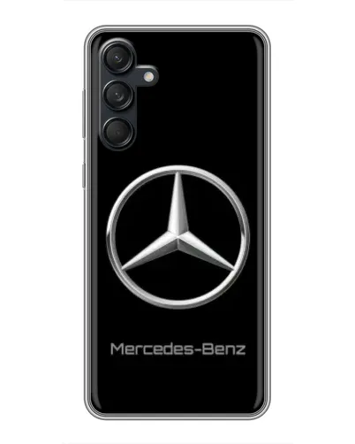 Чехол для Samsung Galaxy M55 5G с картинкой «Mercedes Silver Logo»