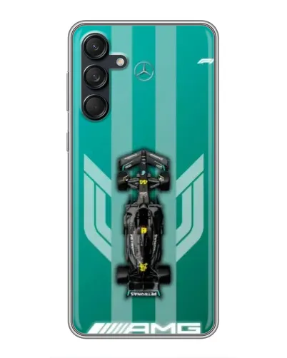 Чехол для Samsung Galaxy M55 5G с картинкой «Mercedes AMG Petronas»