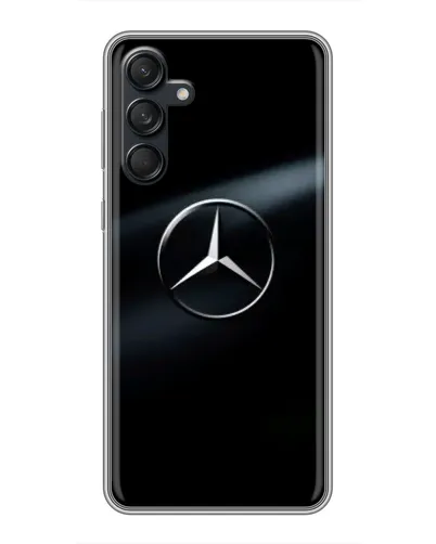 Чехол для Samsung Galaxy M55 5G с картинкой «Mercedes на металле» Чехол для Samsung Galaxy M55 5G с картинкой «Mercedes на металле»