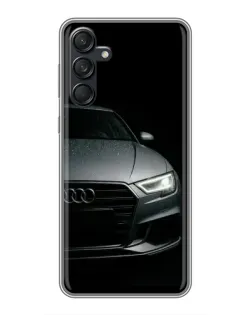 Чехол для Samsung Galaxy M55 5G с картинкой «Audi — детализация кузова» Чехол для Samsung Galaxy M55 5G с картинкой «Audi — детализация кузова»