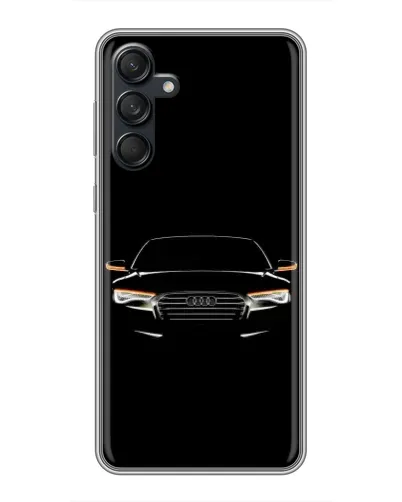 Чехол для Samsung Galaxy M55 5G с картинкой «Audi — ночной контур» Чехол для Samsung Galaxy M55 5G с картинкой «Audi — ночной контур»