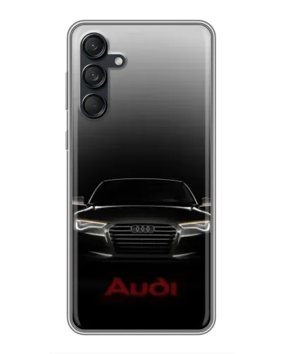 Чехол для Samsung Galaxy M55 5G с картинкой «Audi — градиентный контур» Чехол для Samsung Galaxy M55 5G с картинкой «Audi — градиентный контур»