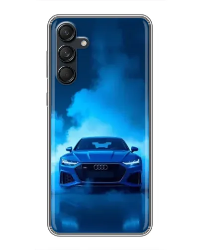 Чехол для Samsung Galaxy M55 5G с картинкой «Audi — голубая энергия» Чехол для Samsung Galaxy M55 5G с картинкой «Audi — голубая энергия»