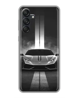 Чехол для Samsung Galaxy M55 5G с картинкой «Lamborghini симметрия дорог» Чехол для Samsung Galaxy M55 5G с картинкой «Lamborghini симметрия дорог»