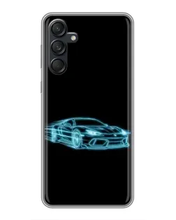 Чехол для Samsung Galaxy M55 5G с картинкой «Неоновый контур Lamborghini» Чехол для Samsung Galaxy M55 5G с картинкой «Неоновый контур Lamborghini»