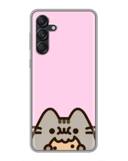 Чохол для Samsung Galaxy M55 5G з картинкою «Pusheen та печиво» Чохол для Samsung Galaxy M55 5G з картинкою «Pusheen та печиво»