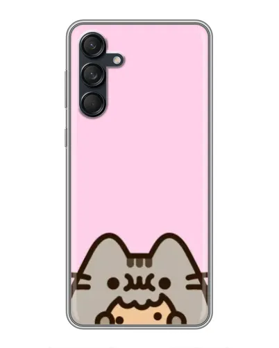 Чехол для Samsung Galaxy M55 5G с картинкой «Pusheen и печенье»