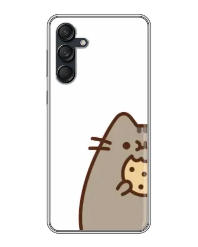 Чехол для Samsung Galaxy M55 5G с картинкой «Пушин с печеньем»