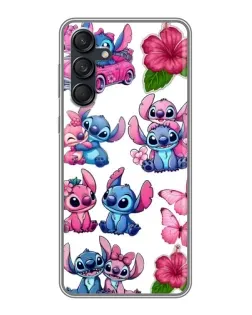 Чехол для Samsung Galaxy M55 5G с картинкой «Стикеры Stitch и Angel» Чехол для Samsung Galaxy M55 5G с картинкой «Стикеры Stitch и Angel»