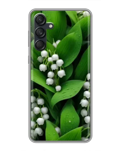 Чехол для Samsung Galaxy M55 5G с картинкой «Ландыши в зелени»