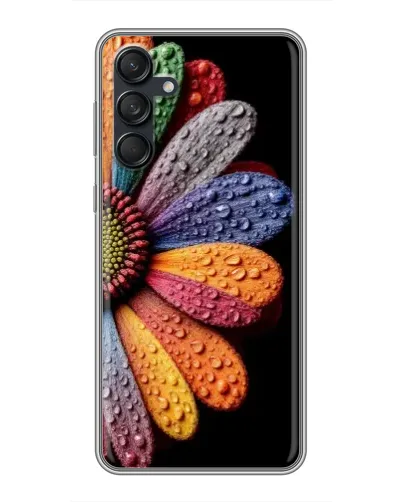 Чехол для Samsung Galaxy M55 5G с картинкой «Радужный цветок»