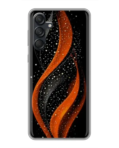 Чехол для Samsung Galaxy M55 5G с картинкой «Огненная звездная волна»