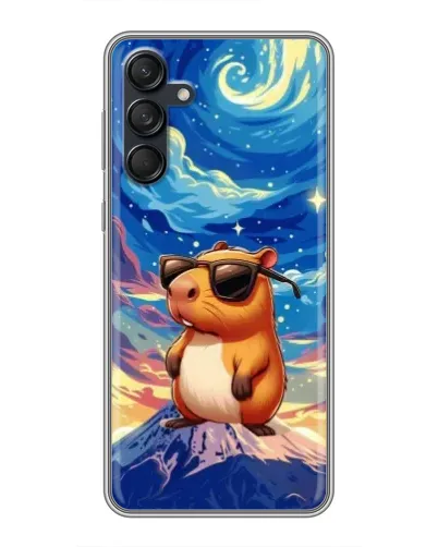 Чехол для Samsung Galaxy M55 5G с картинкой «Капибара Ван Гога»