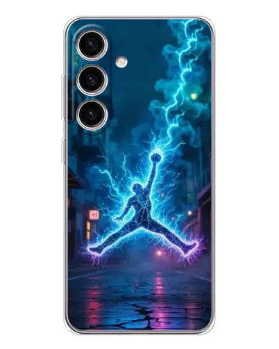 Чохол для Samsung Galaxy M56 з картинкою «Jordan Gold Jumpman»