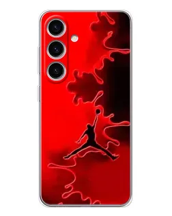 Чохол для Samsung Galaxy M56 з картинкою «Jordan Red Smoke» Чохол для Samsung Galaxy M56 з картинкою «Jordan Red Smoke»