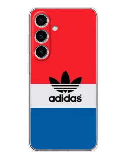 Чехол для Samsung Galaxy M56 с картинкой «Ретро блоки Adidas» Чехол для Samsung Galaxy M56 с картинкой «Ретро блоки Adidas»