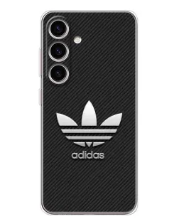 Чехол для Samsung Galaxy M56 с картинкой «Adidas Карбоновая текстура»