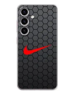 Чохол для Samsung Galaxy M56 з картинкою «Nike — карбонова сітка» Чохол для Samsung Galaxy M56 з картинкою «Nike — карбонова сітка»