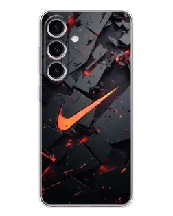 Чохол для Samsung Galaxy M56 з картинкою «Nike — ефект розломів» Чохол для Samsung Galaxy M56 з картинкою «Nike — ефект розломів»