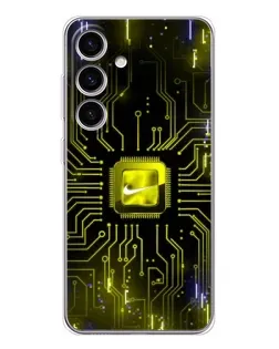 Чохол для Samsung Galaxy M56 з картинкою «Nike — золота іскра» Чохол для Samsung Galaxy M56 з картинкою «Nike — золота іскра»