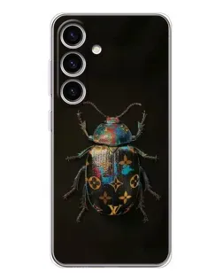 Чохол для Samsung Galaxy M56 з картинкою «LV — мармуровий принт»
