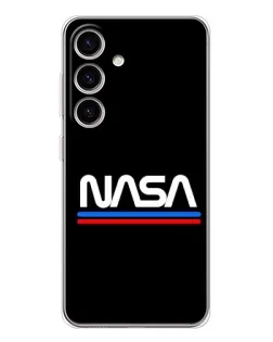 Чохол для Samsung Galaxy M56 з картинкою «NASA — класика Red Blue» Чохол для Samsung Galaxy M56 з картинкою «NASA — класика Red Blue»