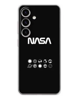 Чохол для Samsung Galaxy M56 з картинкою «NASA — технічний принт» Чохол для Samsung Galaxy M56 з картинкою «NASA — технічний принт»