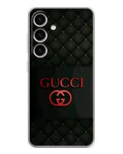 Чехол для Samsung Galaxy M56 с картинкой «Gucci — стеганый черный»