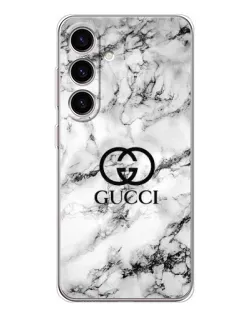 Чехол для Samsung Galaxy M56 с картинкой «Gucci — мраморный шик»