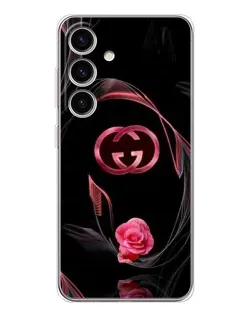 Чехол для Samsung Galaxy M56 с картинкой «Gucci — неоновая роза»