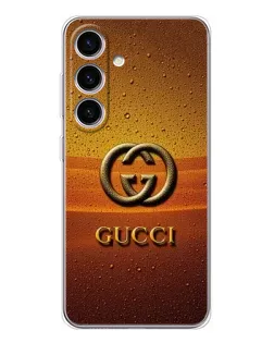 Чехол для Samsung Galaxy M56 с картинкой «Gucci — солнечный градиент»