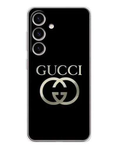 Чехол для Samsung Galaxy M56 с картинкой «Gucci — золото на черном» Чехол для Samsung Galaxy M56 с картинкой «Gucci — золото на черном»
