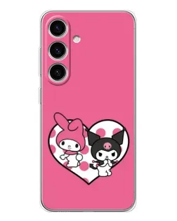 Чехол для Samsung Galaxy M56 с картинкой «Kuromi и My Melody» Чехол для Samsung Galaxy M56 с картинкой «Kuromi и My Melody»