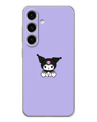 Чехол для Samsung Galaxy M56 с картинкой «Kuromi — фиолетовый минимализм»