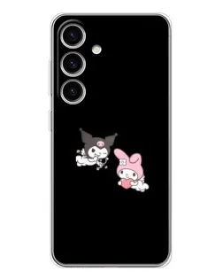 Чехол для Samsung Galaxy M56 с картинкой «My Melody и Kuromi» Чехол для Samsung Galaxy M56 с картинкой «My Melody и Kuromi»