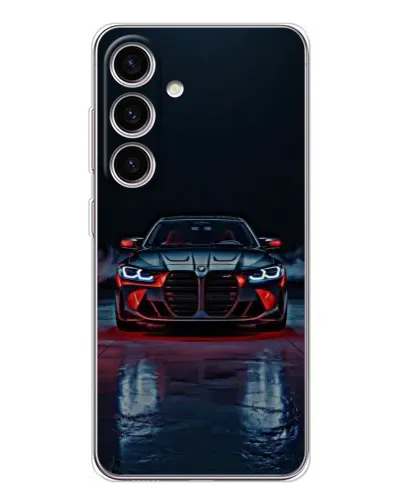 Чехол для Samsung Galaxy M56 с картинкой «BMW на мокрой дороге» Чехол для Samsung Galaxy M56 с картинкой «BMW на мокрой дороге»