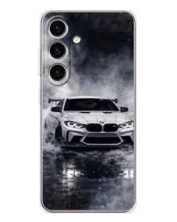 Чехол для Samsung Galaxy M56 с картинкой «BMW сквозь туман»