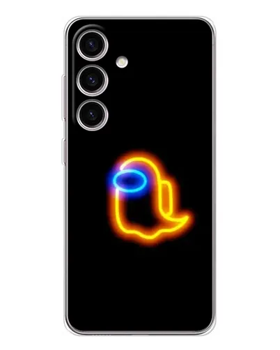 Чохол для Samsung Galaxy M56 з картинкою «Among Us неонове сяйво»