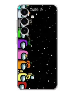 Чохол для Samsung Galaxy M56 з картинкою «Команда Among Us» Чохол для Samsung Galaxy M56 з картинкою «Команда Among Us»
