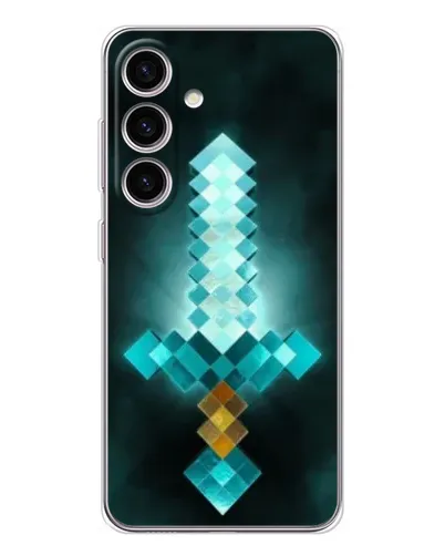 Чехол для Samsung Galaxy M56 с картинкой «Алмазный меч неон» Чехол для Samsung Galaxy M56 с картинкой «Алмазный меч неон»