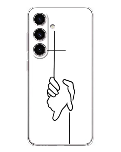 Чехол для Samsung Galaxy M56 с картинкой «Рука держит»