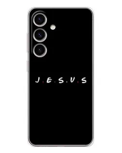 Чехол для Samsung Galaxy M56 с картинкой «Точки веры J.E.S.U.S.»