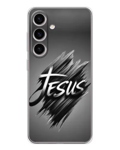Чехол для Samsung Galaxy M56 с картинкой «Надпись Jesus Graffiti»