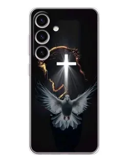 Чехол для Samsung Galaxy M56 с картинкой «Голубь и Свет»