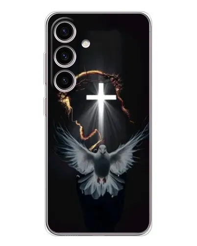 Чехол для Samsung Galaxy M56 с картинкой «Голубь и Свет»