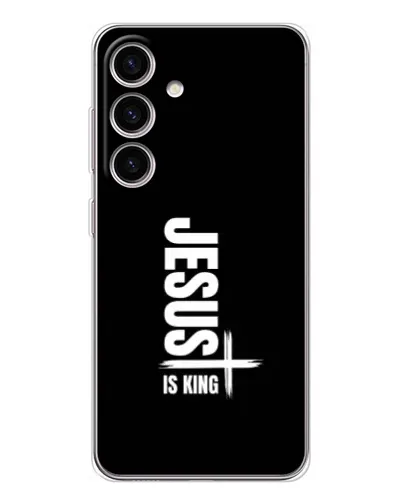 Чехол для Samsung Galaxy M56 с картинкой «Вертикаль веры Jesus»