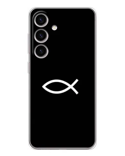 Чехол для Samsung Galaxy M56 с картинкой «Символ рыбы Jesus» Чехол для Samsung Galaxy M56 с картинкой «Символ рыбы Jesus»