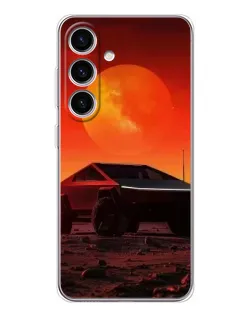 Чохол для Samsung Galaxy M56 з картинкою «Cybertruck на Марсі» Чохол для Samsung Galaxy M56 з картинкою «Cybertruck на Марсі»