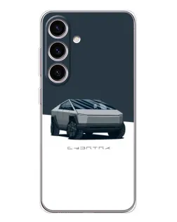 Чохол для Samsung Galaxy M56 з картинкою «Сріблястий Cybertruck Tesla» Чохол для Samsung Galaxy M56 з картинкою «Сріблястий Cybertruck Tesla»