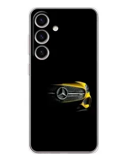 Чехол для Samsung Galaxy M56 с картинкой «Mercedes — ретро стиль»